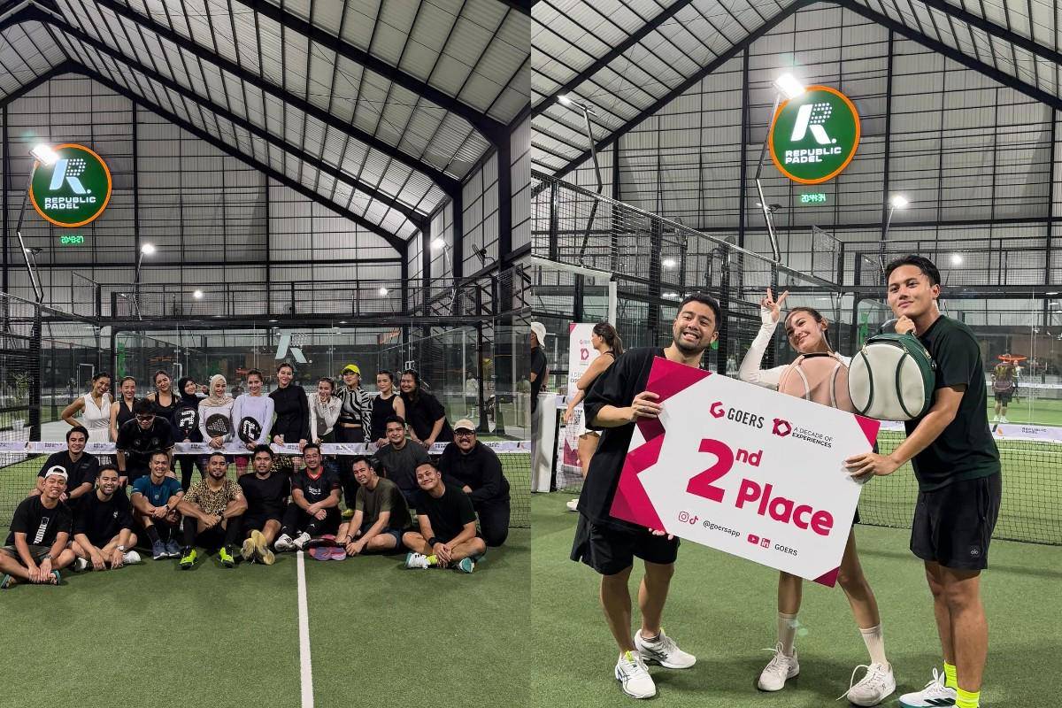 Rizky Febian dan Mahalini juara 2 padel