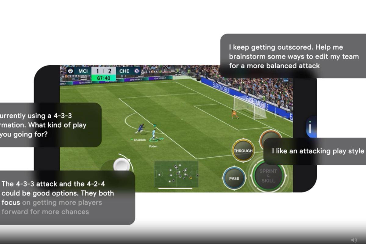 tampilan Sidekick di dalam Google Play