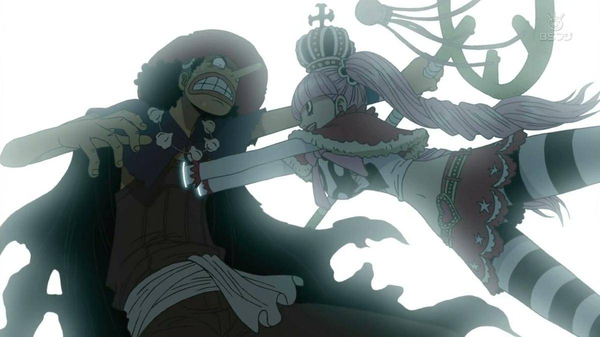 Usopp melawan Perona