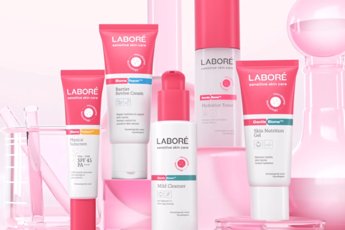 ilustrasi Labore BiomeProtect Physical Sunscreen (youtube.com/LABORE Skin Expert)