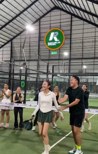 Rizky Febian dan Mahalini juara 2 padel