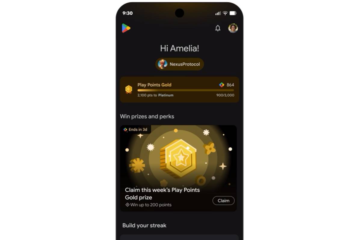 tampilan You Tab di Google Play Store