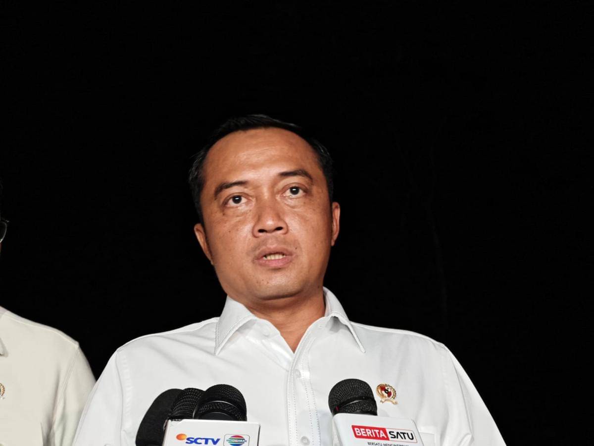 Menteri Sekretaris Negara (Mensesneg), Prasetyo Hadi di Kertanegara, Minggu (28/9/2025). (IDN Times/Muhammad Ilman Nafi'an)
