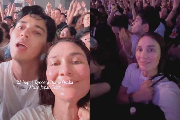 Luna Maya dan Maxime Nonton Konser MUSE (Instagram.com/lunamaya)