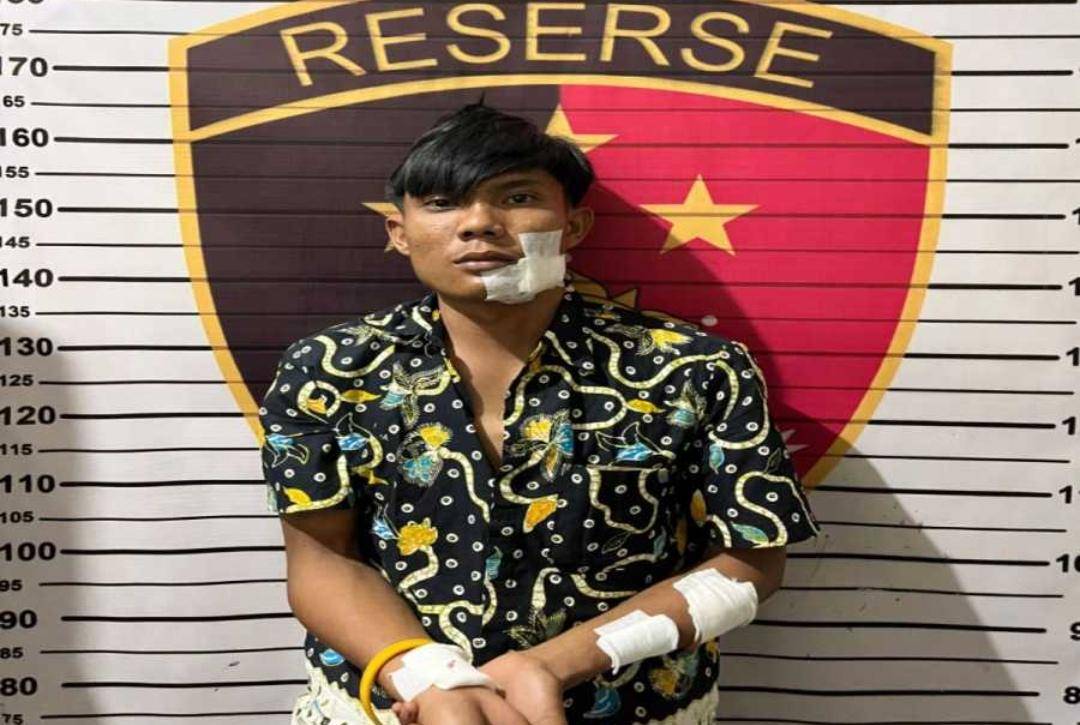 Pelaku Pembunuhan di Empat Lawang saat diringkus polisi (Dok. Polres Empat Lawang)