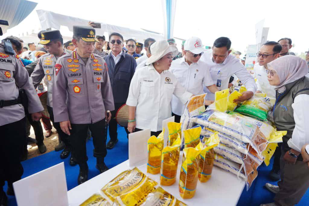 Panen Raya Kuartal III di Oku Timur, Sumatera Selatan, Sabtu (27/9/2025). 