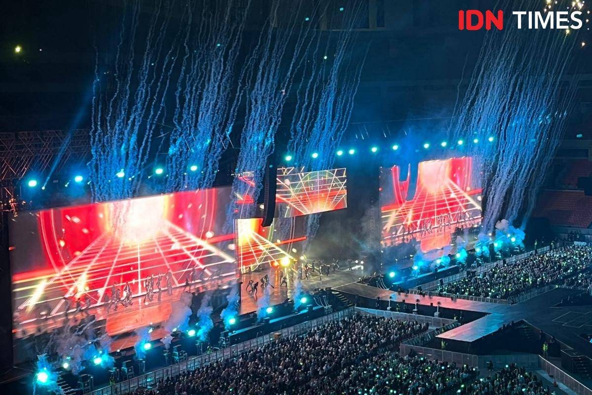 konser NCT Dream, The Dream Show 4, di JIS (IDN Times/Nisa Zarawaki)