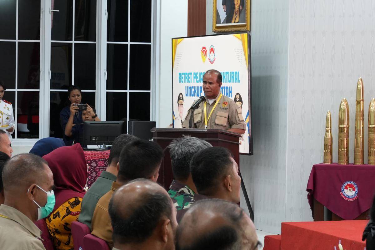 Para pejabat Pemprov NTT wajib mengikuti retret di Unhan Ben Mboi Atambua.
