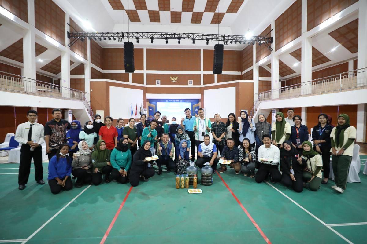 Politeknik Pariwisata (Poltekpar) Makassar menggelar Sosialisasi Pengelolaan Sampah Ramah Lingkungan. (Dok. Istimewa)