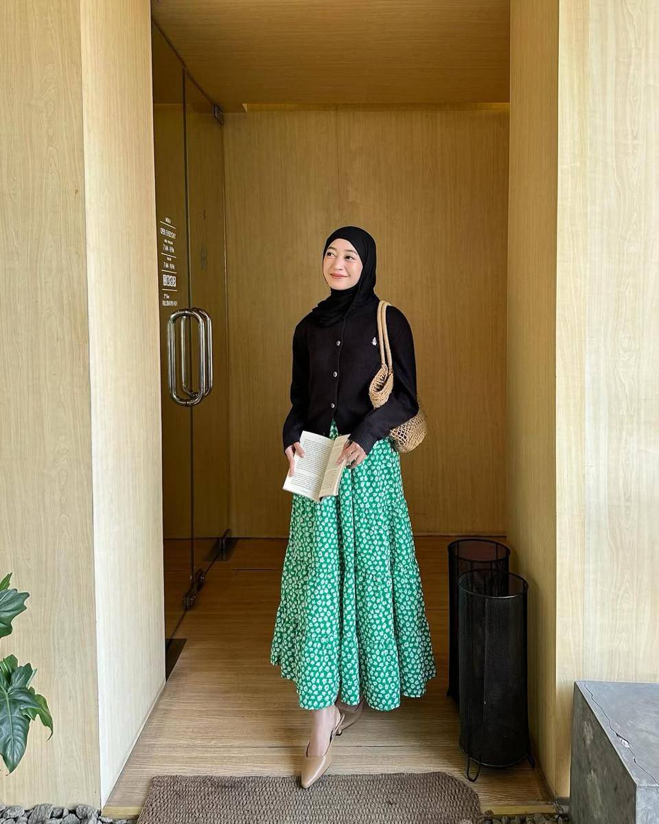 potret OOTD cafe hopping ala Nabilayua