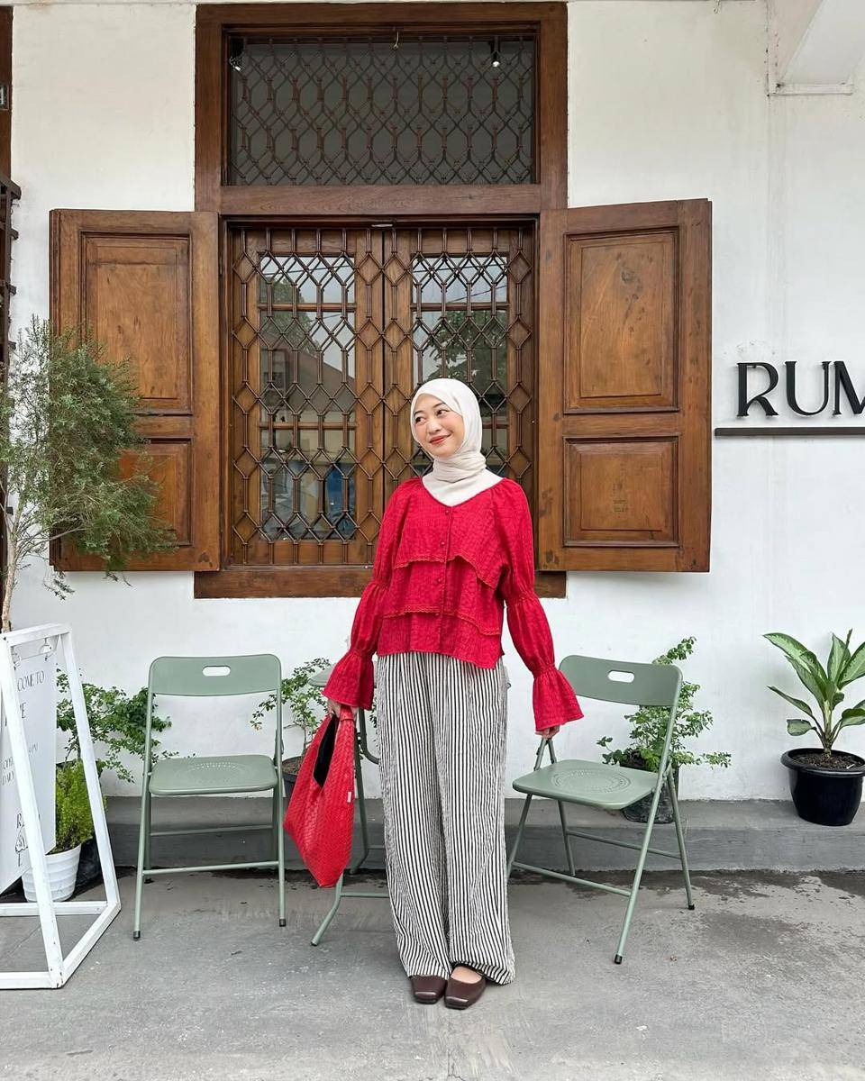 potret OOTD cafe hopping ala Nabilayua