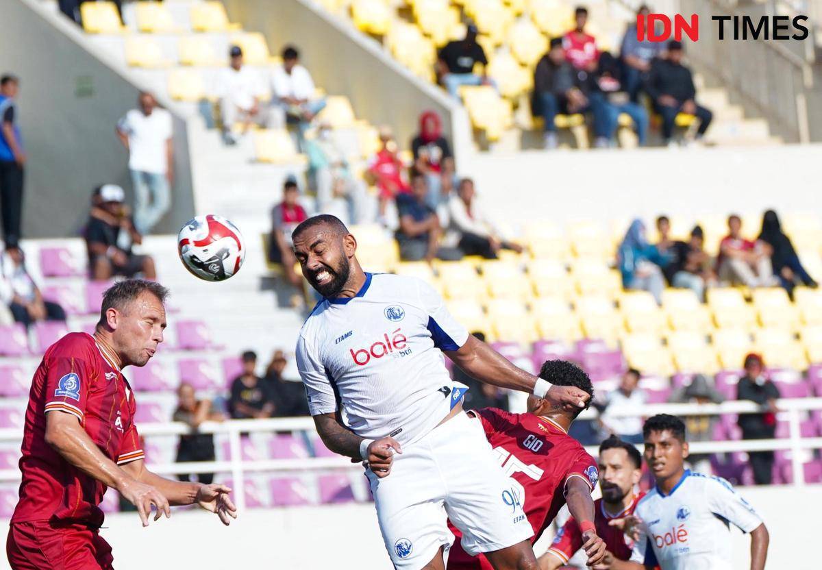 Laga Arema FC Vs Persis Solo di Stadion Manahan. (Dok. Media Officer Arema FC)