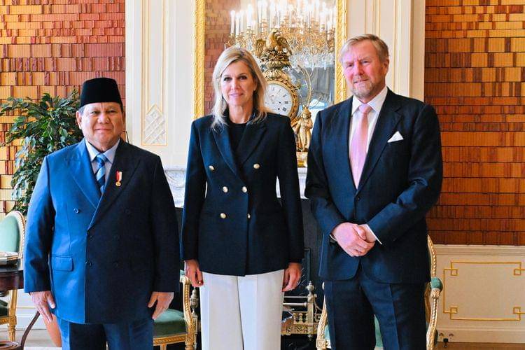 Presiden Prabowo Subianto, Ratu Maxima dan Raja Williem