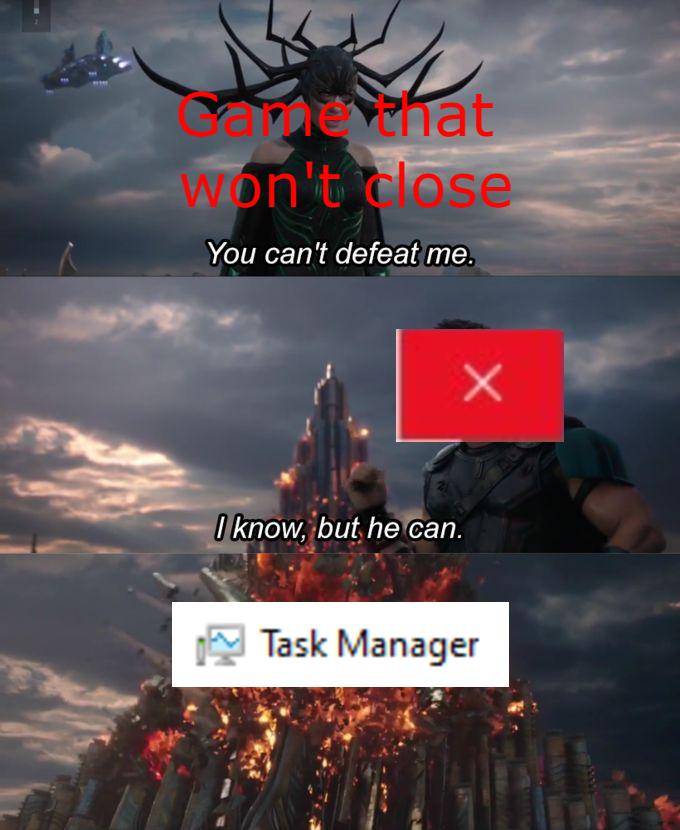 meme tentang Task Manager 