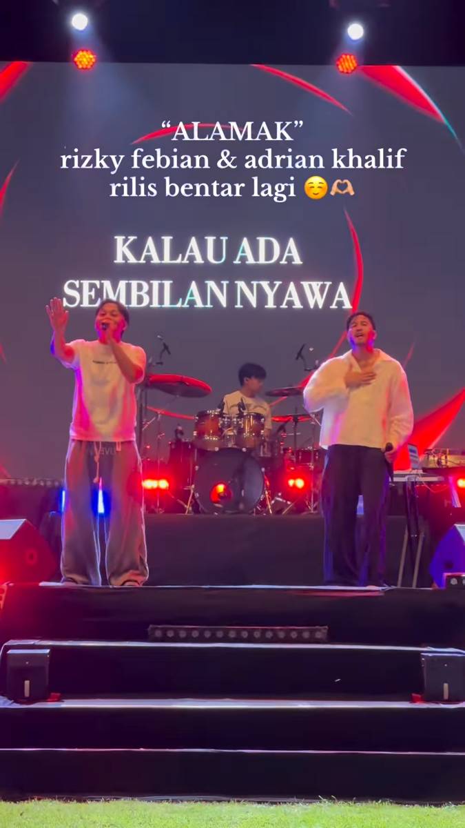Rizky Febian dan Adrian Khalif (instagram.com/rizkyfbian | instagram.com/adriankhalif)