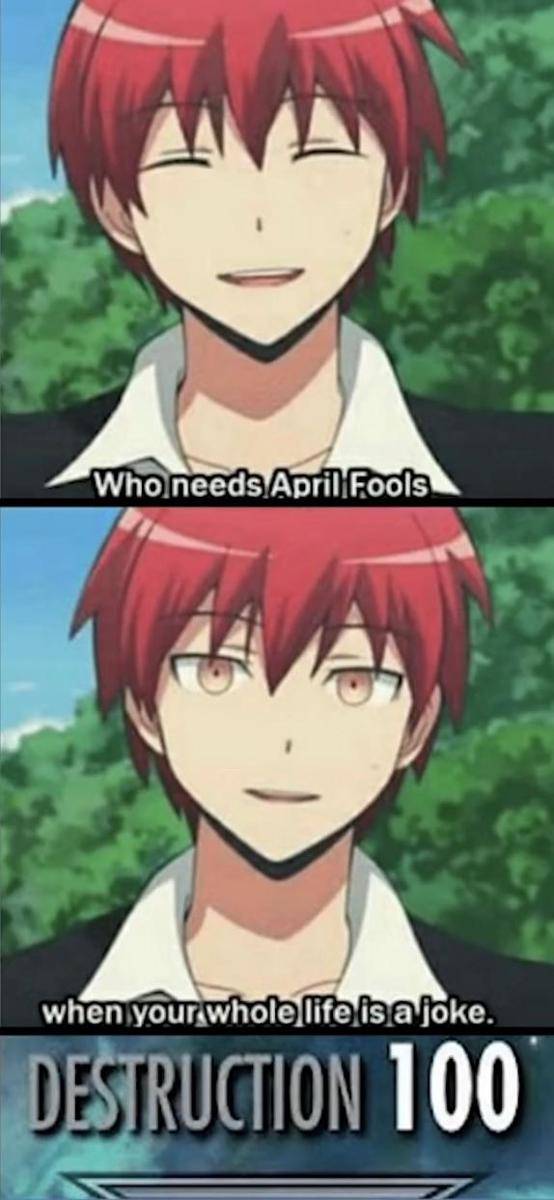 meme karakter anime rambut merah