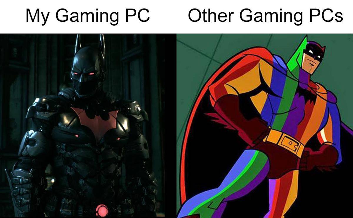 meme kocak PC gaming 