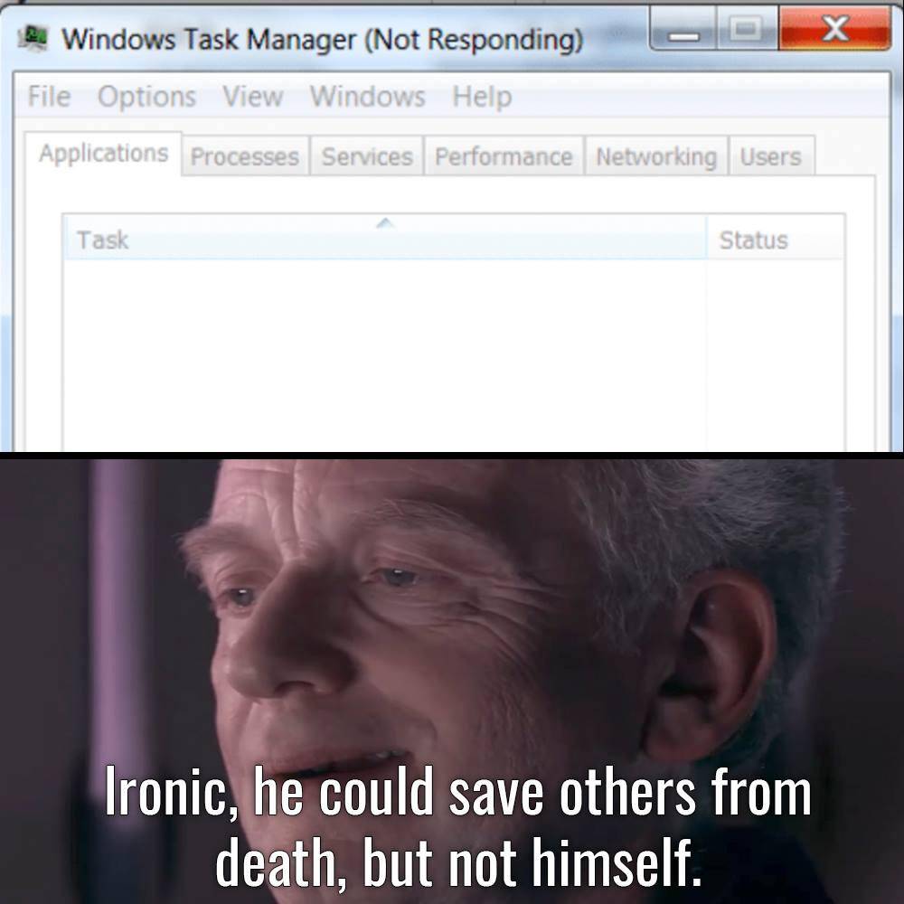 meme tentang Task Manager 