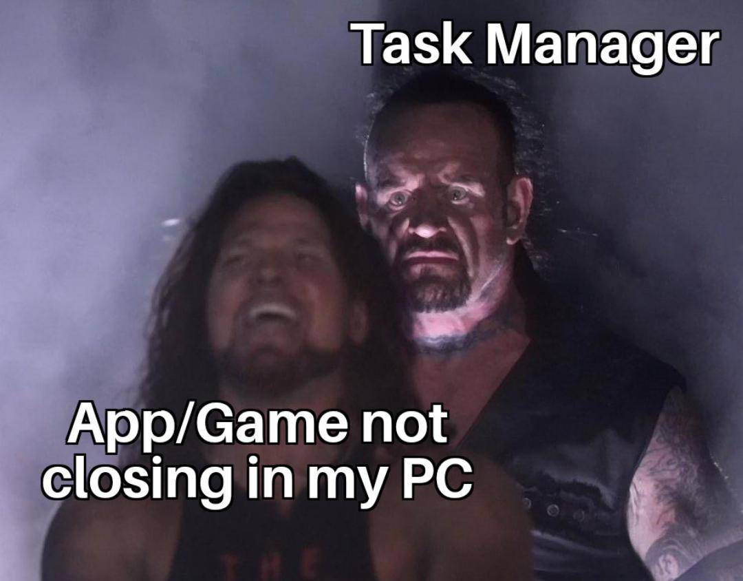 meme tentang Task Manager 