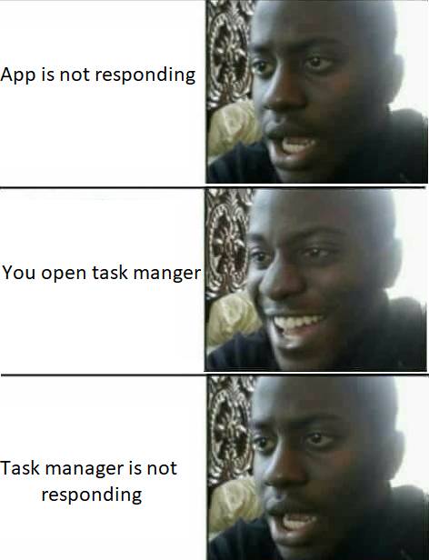 meme tentang Task Manager 