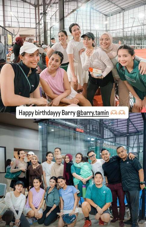 Ulang Tahun ke-40 Suami Caca Tengker (instagram.com/barry.tamin)
