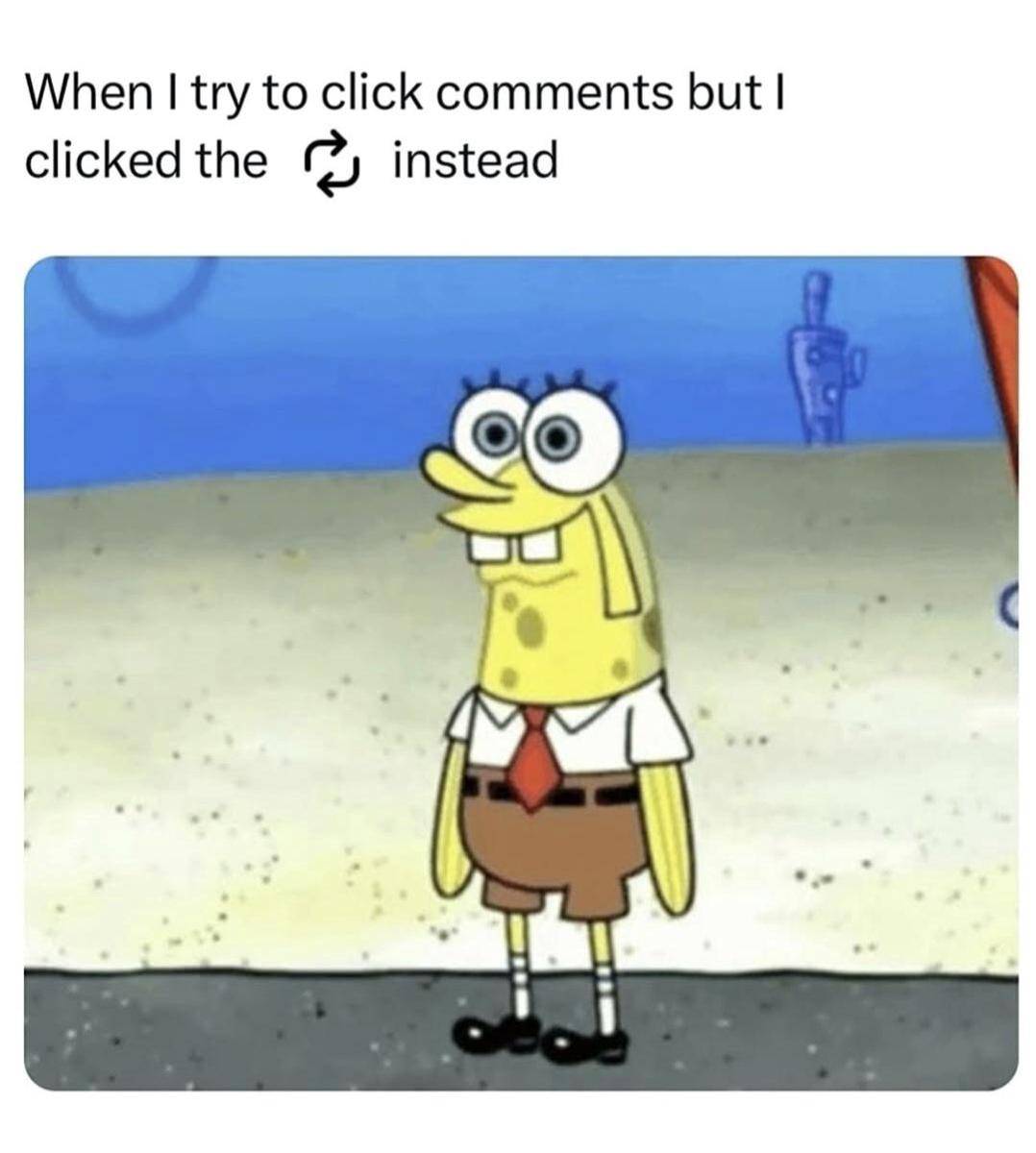 meme SpongeBob tentang notifikasi 