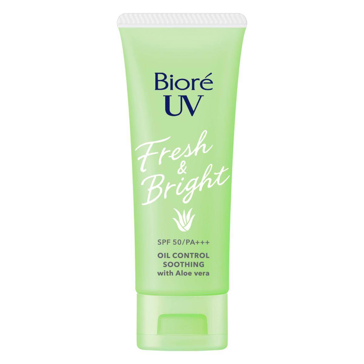 Biore UV Fresh & Bright Oil Control Soothing SPF 50 PA+++ (kao.com)