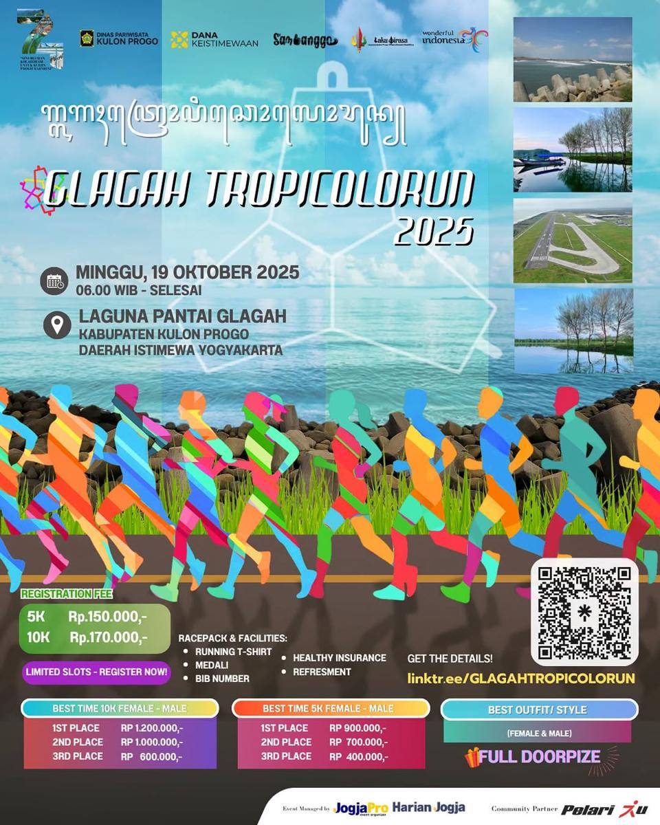 Glagah Tropicolorun 2025 (instagram.com/jogjaprorunevent)  