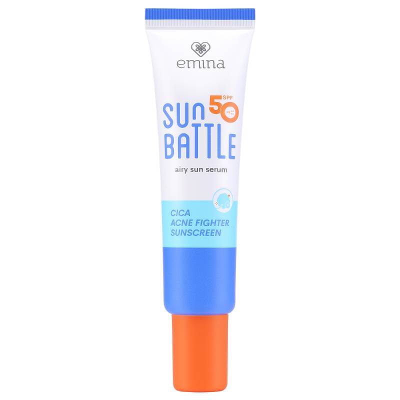 Emina Sun Battle SPF 50 Pa++++ Cica Acne Fighter Sunscreen 