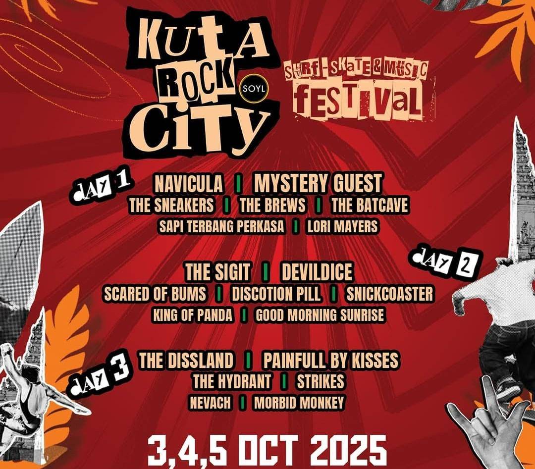 Kuta Rock City Surf, Skate, and Music. (Instagram.com/infokonserbali)