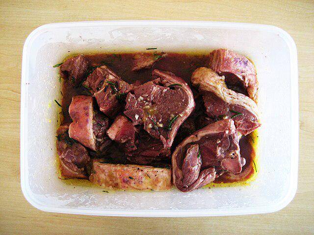 ilustrasi marinasi daging (commons.wikimedia.org/Dplanet)