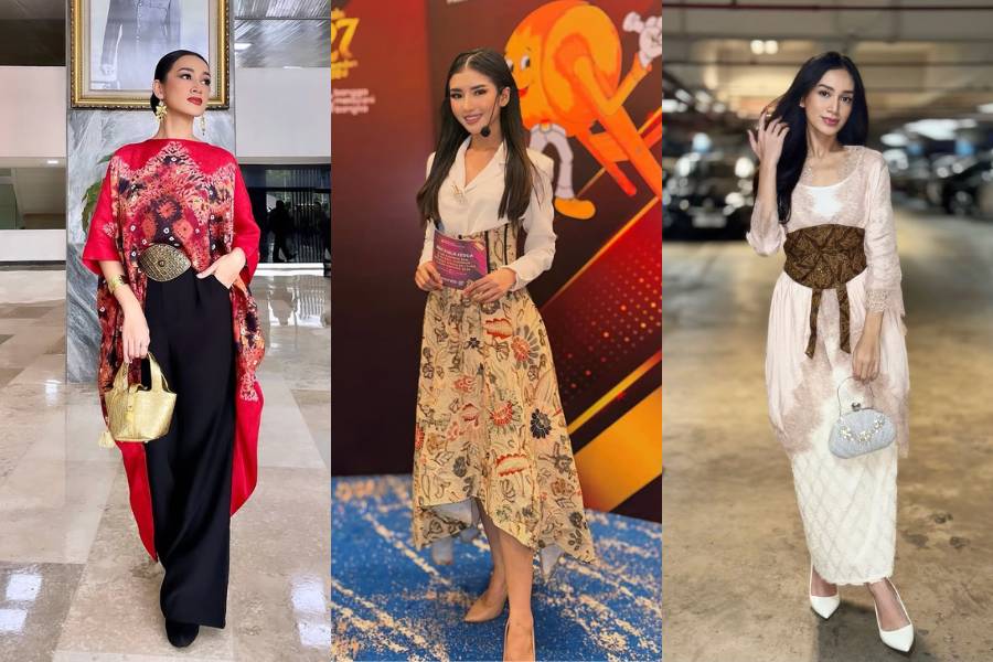 padu padan batik smart casual (instagram.com/berlianaps | babykristami)