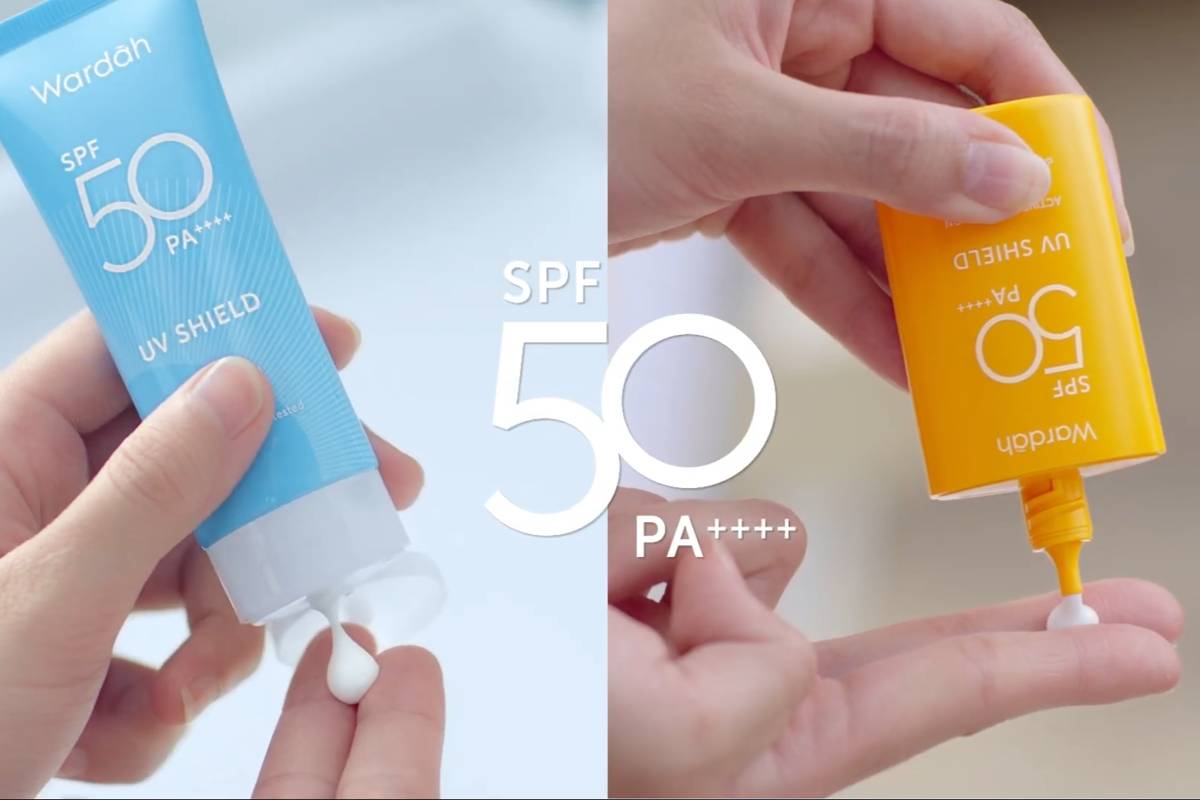 ilustrasi Wardah – UV Shield Aqua Fresh yang ringan dan cerah (YouTube.com/WardahBeauty)