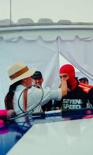 Alyssa dan Maia Estianty dukung Al lomba drifting