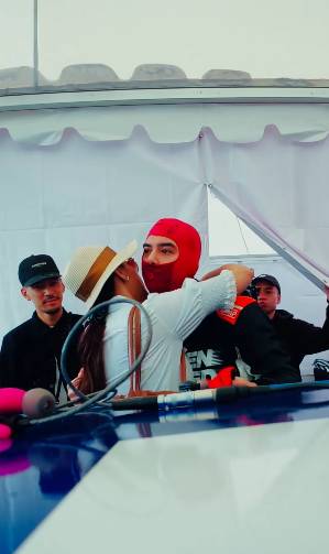 Alyssa dan Maia Estianty dukung Al lomba drifting