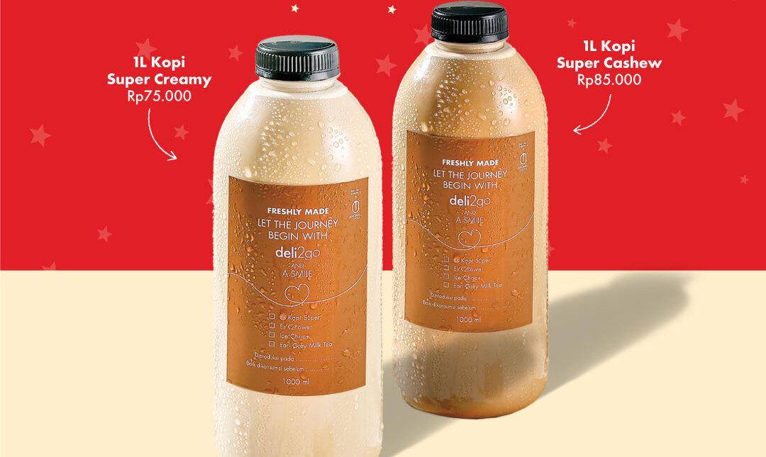 menu minuman deli2go (instagram.com/shell_indonesia)