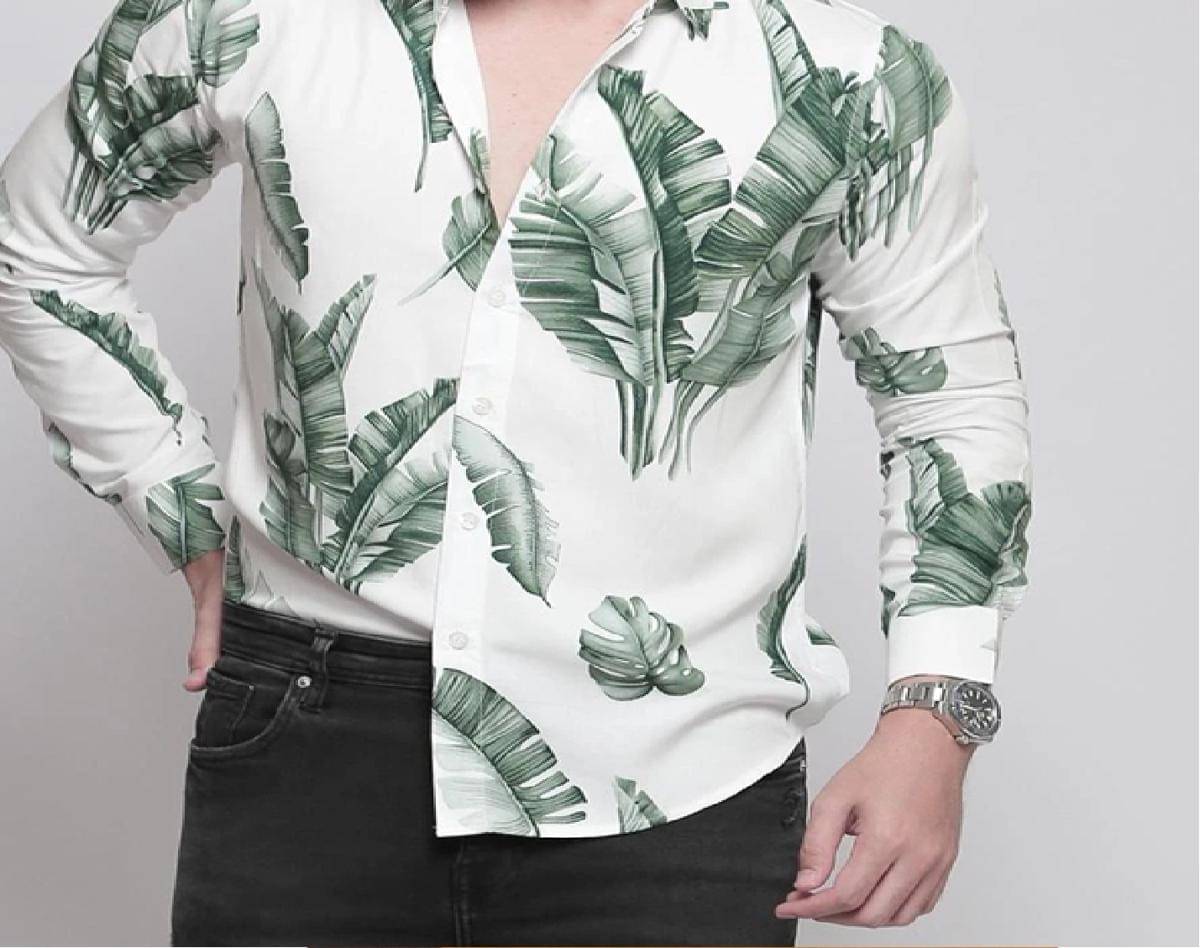 Vengoz Kemeja Cowok Slim Fit | Jason Printed Shirt LS (shopee.co.id/cornelx_shop)