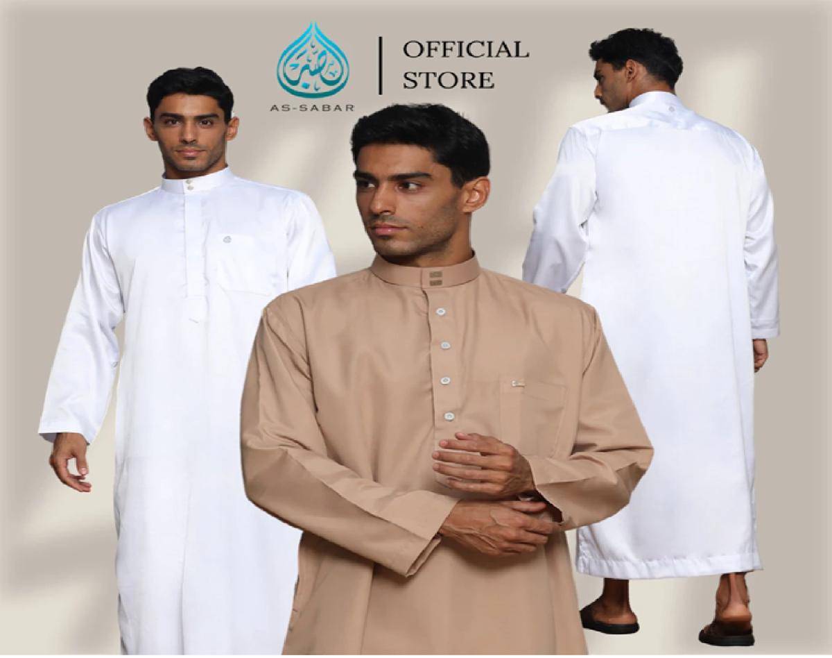 As-Sabar Gamis Pria Vikin (shopee.co.id/As-Sabar Official Shop)
