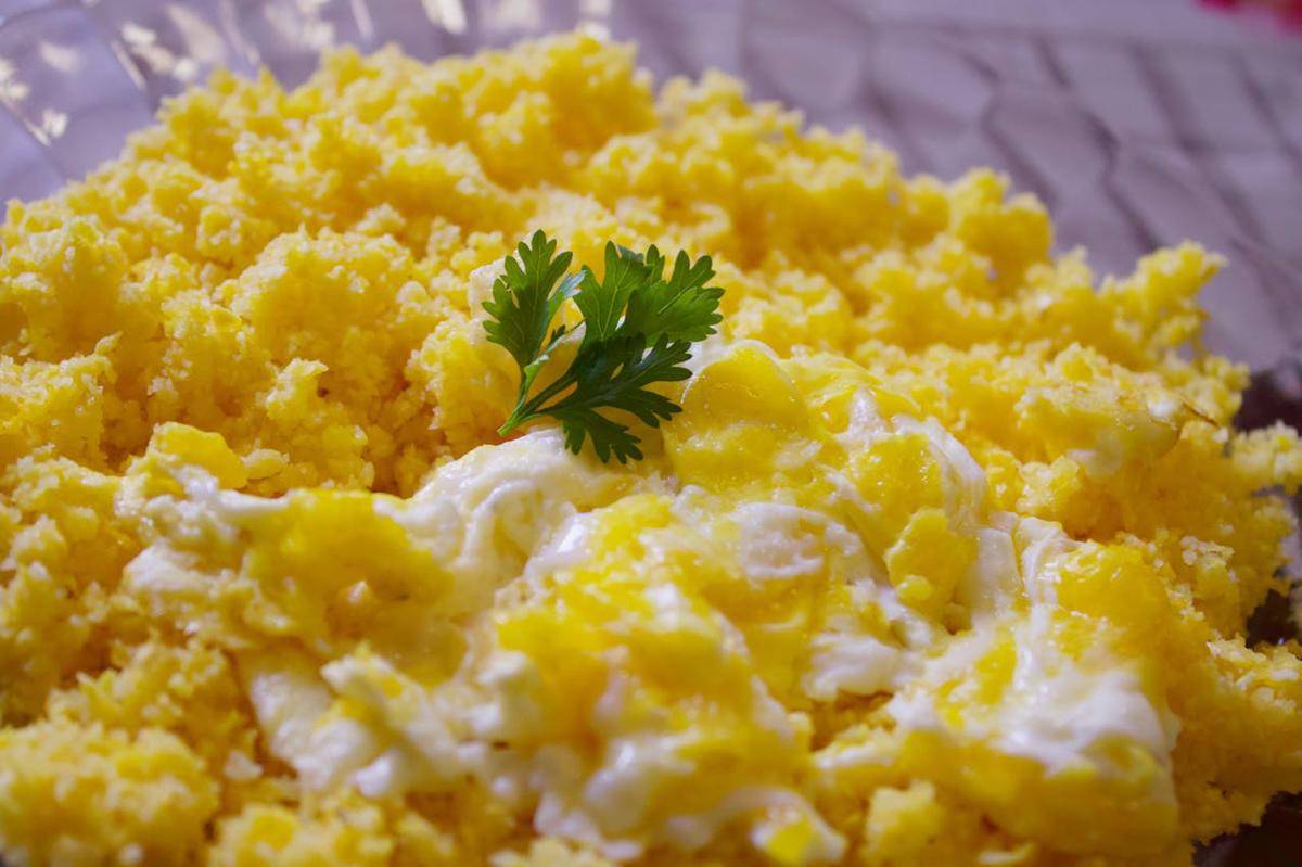 Potret scrumbled egg