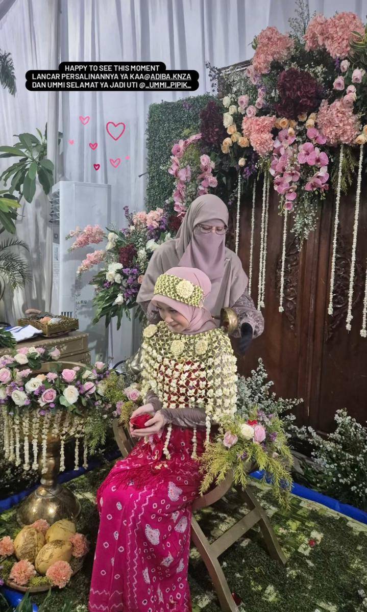 Adiba Khanza di acara 7 bulanan (instagram com/_ummi_pipik_)