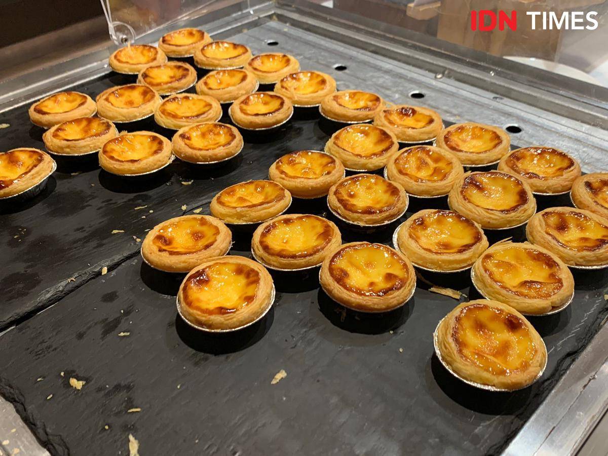 Potret egg tart khas Hong Kong