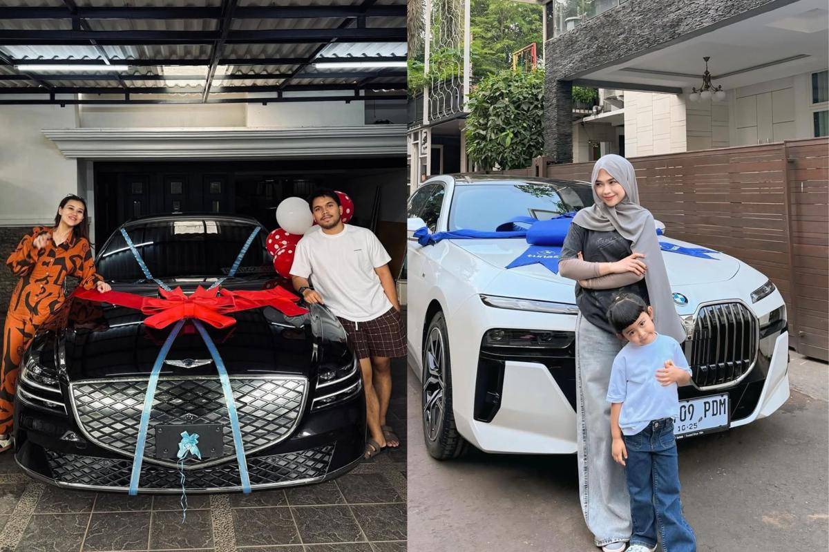 Aaliyah dan Moana dapat kado berupa mobil mewah