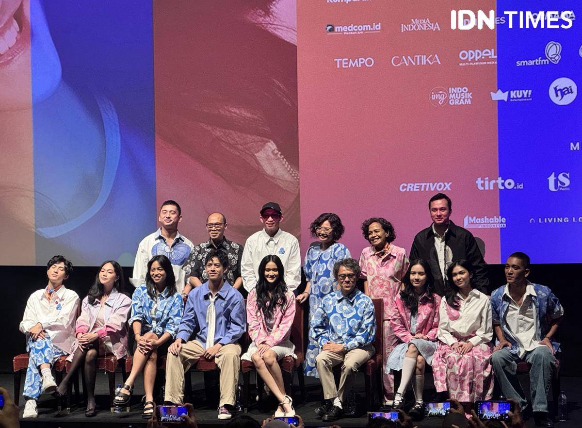 para cast Rangga & Cinta pada Senin (29/9/2025) (IDN Times/Elizabeth Chiquita)