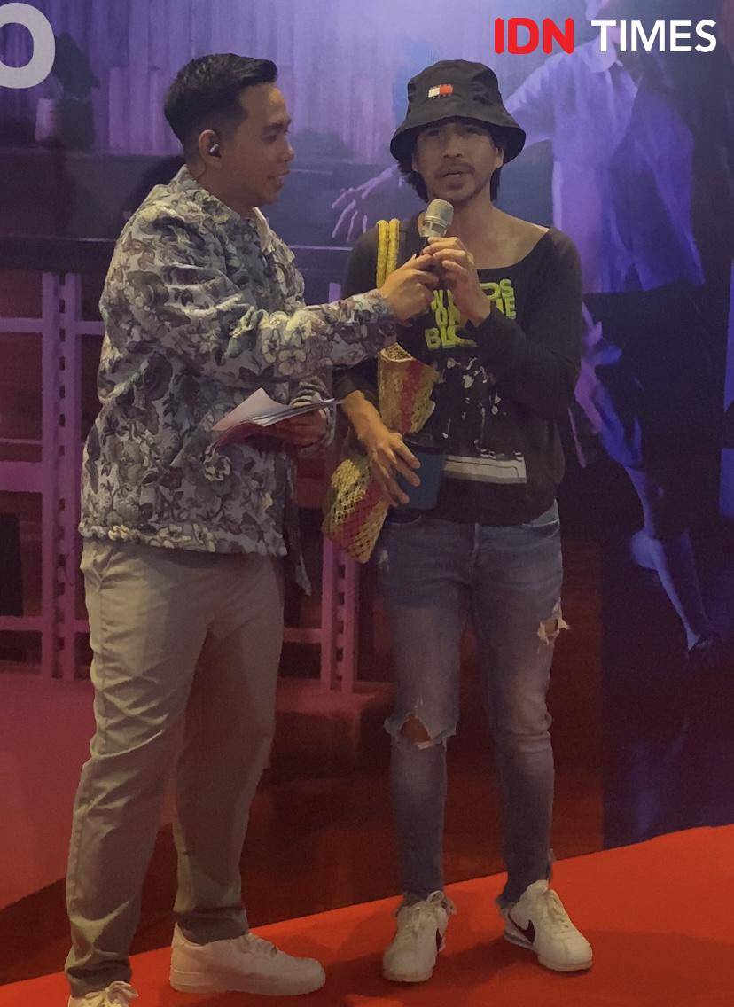 potret artis di red carpet gala premier film Rangga & Cinta di XXI Epicentrum, Jakarta, Senin (29/9/2025)