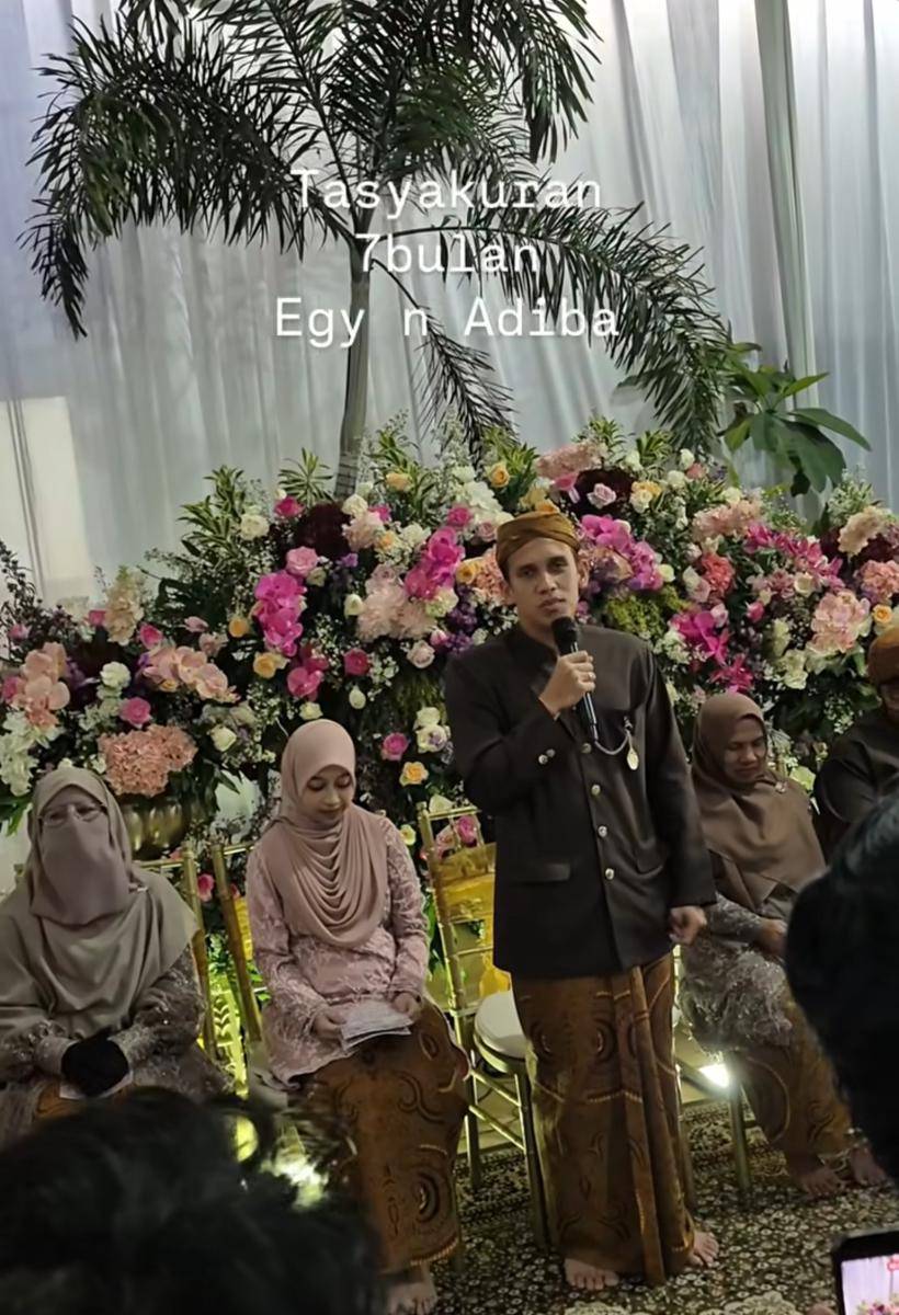 Adiba Khanza di acara 7 bulanan (instagram com/_ummi_pipik_)