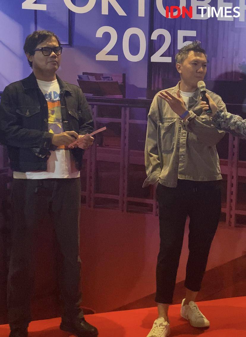 potret artis di red carpet gala premier film Rangga & Cinta di XXI Epicentrum, Jakarta, Senin (29/9/2025)
