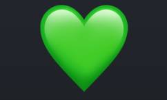 Emoji love hijau artinya