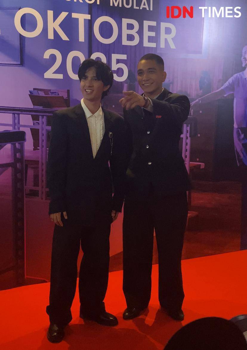 potret artis di red carpet gala premier film Rangga & Cinta di XXI Epicentrum, Jakarta, Senin (29/9/2025)