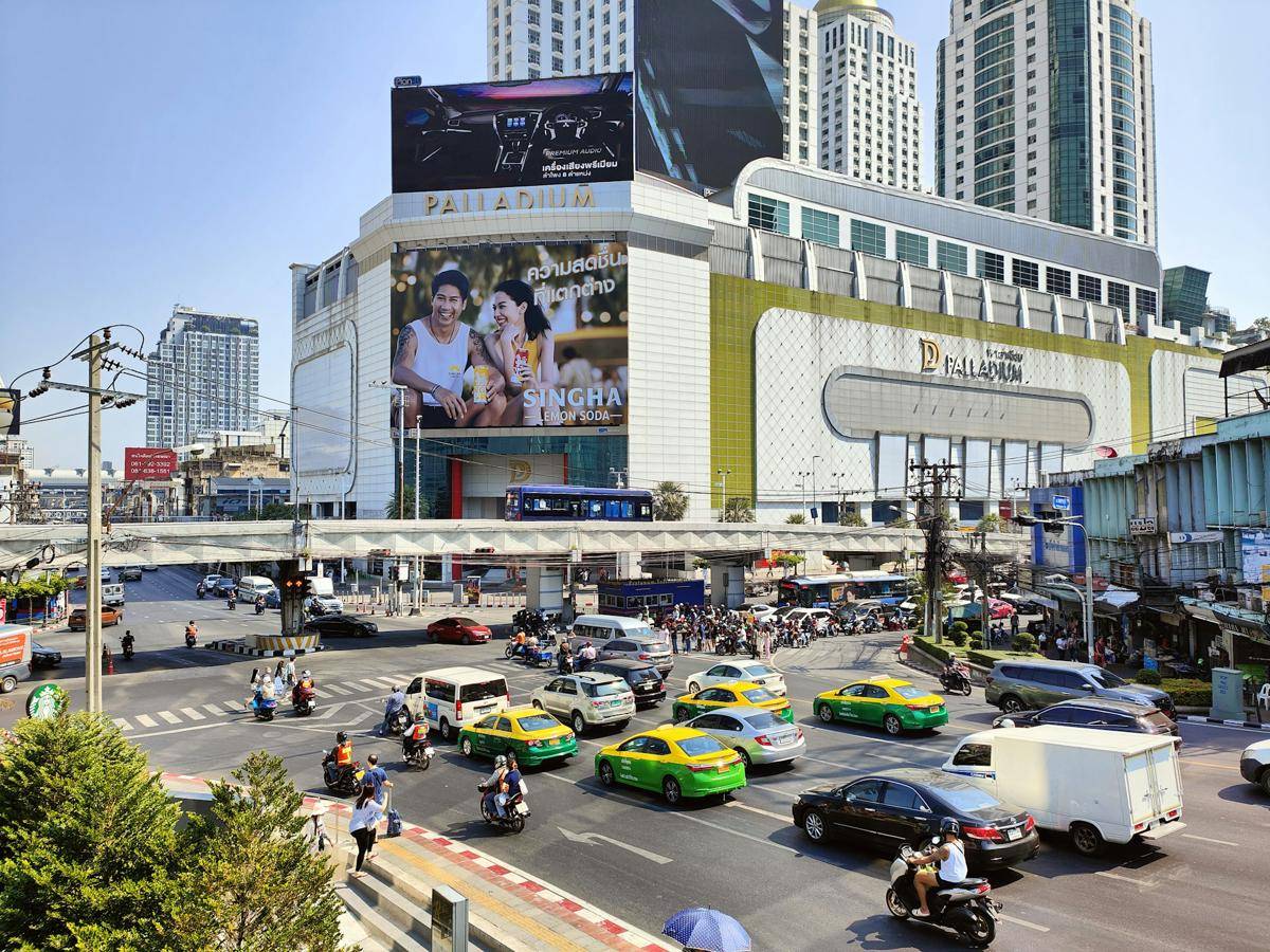 Potret jalanan di Bangkok 