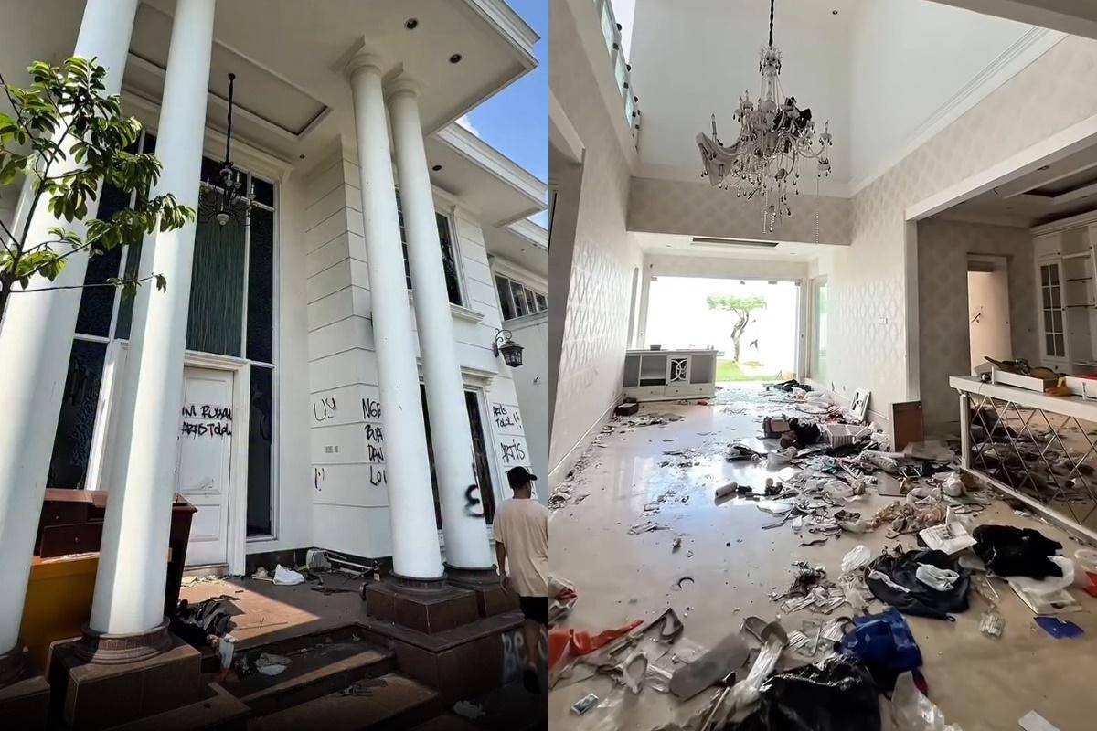 kondisi rumah Uya Kuya usai dijarah